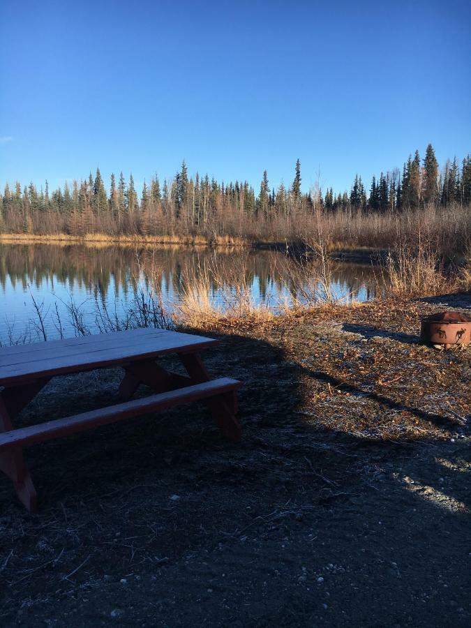 Alaska Log Cabins On The Pond Clear Creek Park Exteriér fotografie